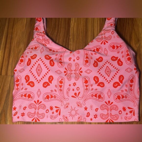 Bundle of 2 Offline Aerie Real Me Low Key Longline Sports Bra Pink Blue Size M - Picture 10 of 10